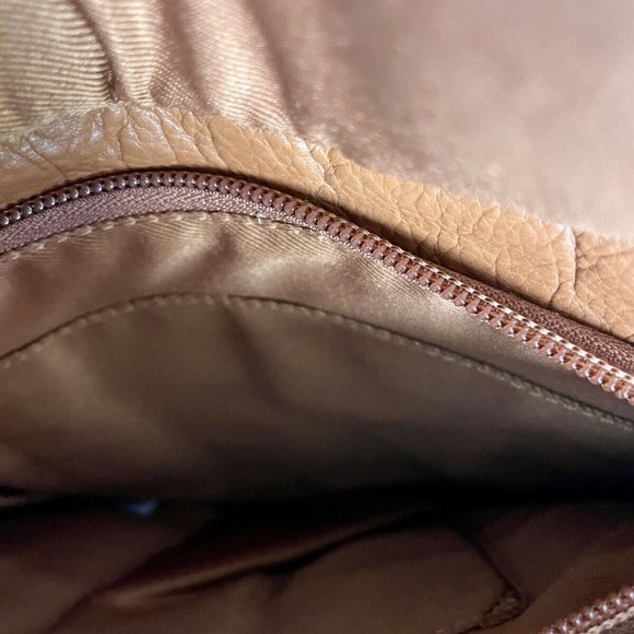 Next 100% Leather Brown Buckle Strap Crossbody Bag - Picture 5 of 7